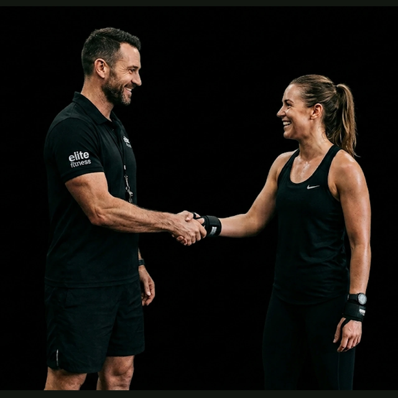 Coach connecting with client