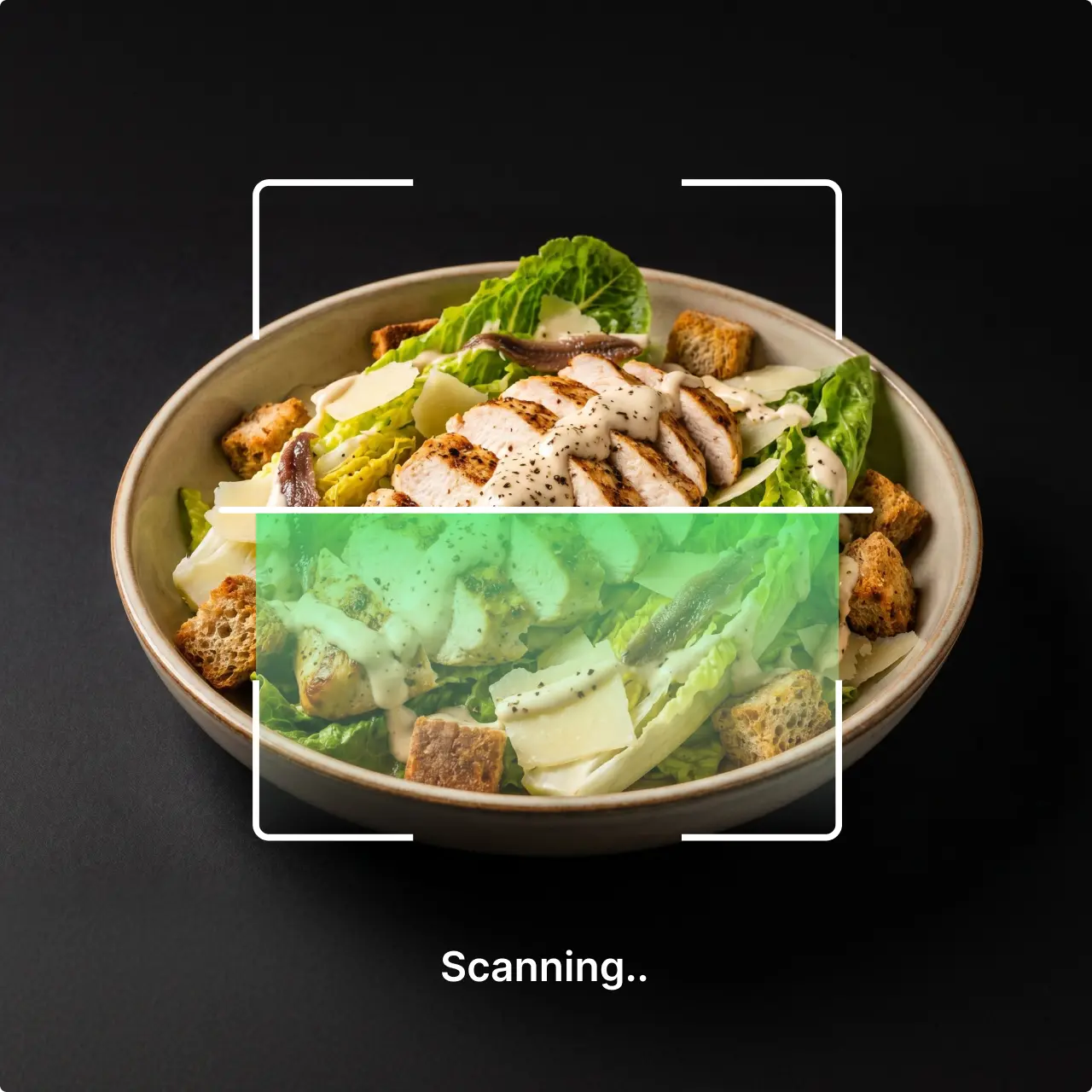 Food scanning UI